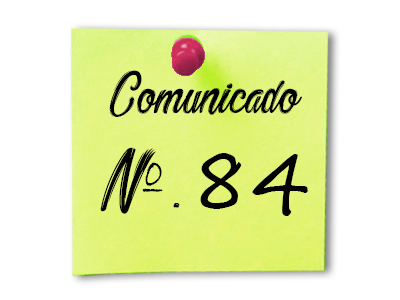 COMUNICADO Nº 84/2019